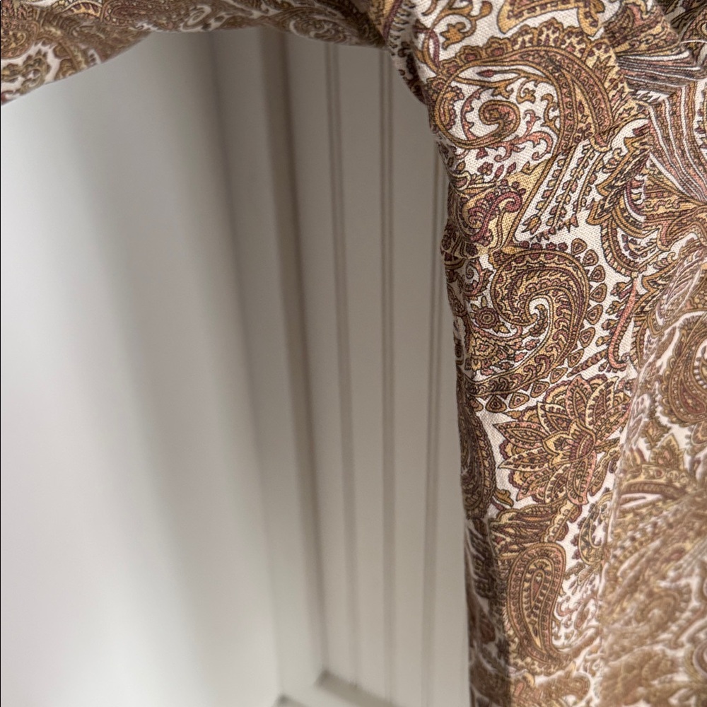 Maison D’Amelie Paisley Linen Pants - Picture 4 of 7